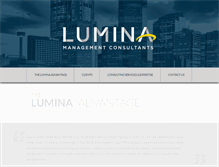 Tablet Screenshot of lumina.ca