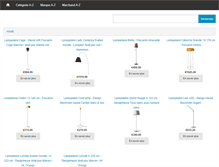 Tablet Screenshot of lampadaires.lumina.fr