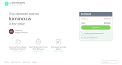 Desktop Screenshot of lumina.us