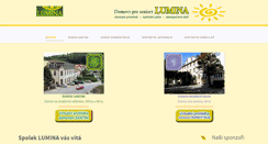 Desktop Screenshot of lumina.cz